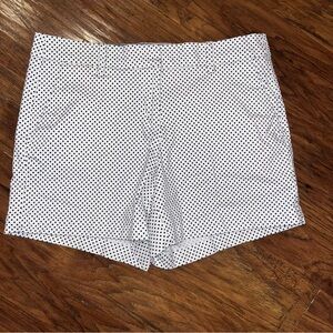 Nautica Navy and White Polka Dot Shorts 8